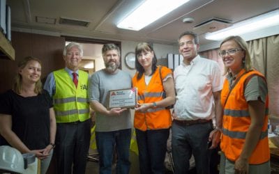 MV Marie on her maiden trip to the Port of Antwerp