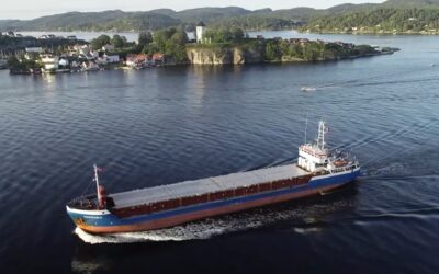 MV Maremka in Southern Norway